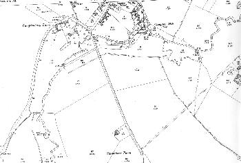 The southern part of the village in 1901